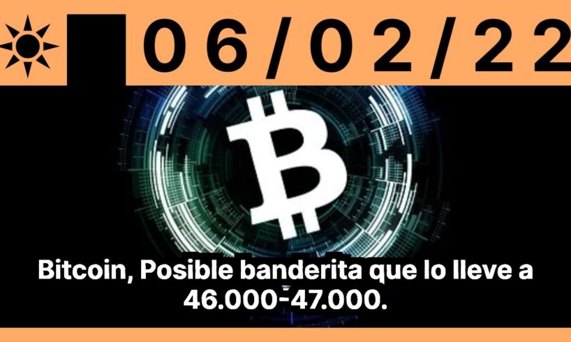Bitcoin, Posible banderita que lo lleve a 46.000-47.000.