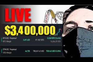 Live Fresh $3,400,000  Million Dollar Trade Bitcoin Crypto PUMP