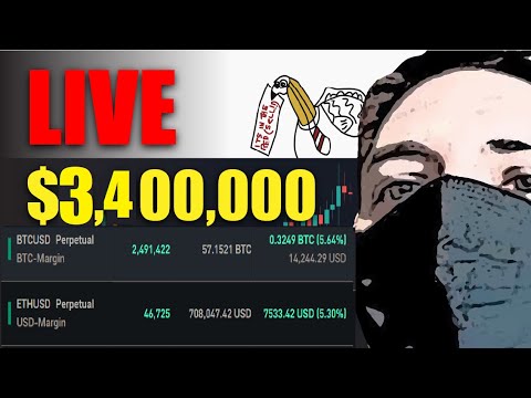 Live Fresh $3,400,000  Million Dollar Trade Bitcoin Crypto PUMP