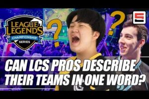 Can LCS pros describe their team in just ONE word? | ESPN Esports