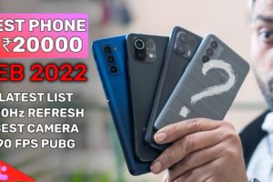 Top 7 Best Phones Under 20000 | February 2022 | Latest Updated List ! | GT Hindi