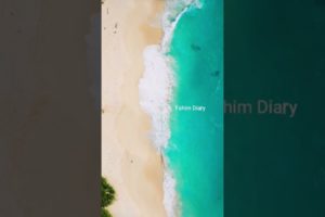 Drone Camera Caption,Beautiful Beach With Blue Colour Water,Fahim Diary