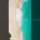 Drone Camera Caption,Beautiful Beach With Blue Colour Water,Fahim Diary