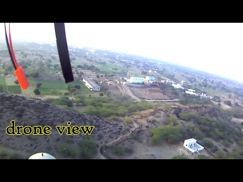 Drone camera view without gimbal |