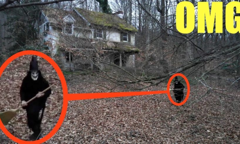 you won't believe what my drone caught on camera inside Blair Witch forest (We saw her)