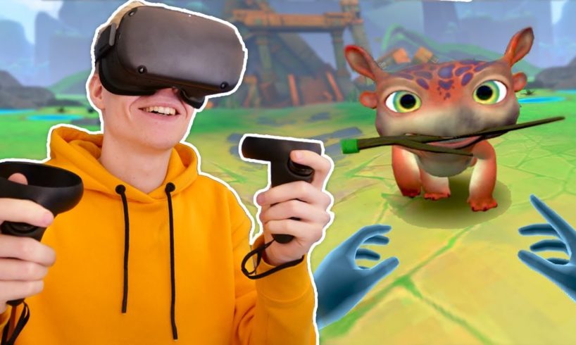 Virtual Reality Pet Simulator! Bogo VR (Oculus Quest Gameplay)