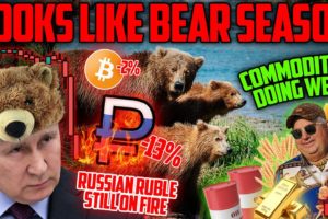 Bitcoin LIVE : USOIL MELT UP, Stocks Break Support, BTC Surviving