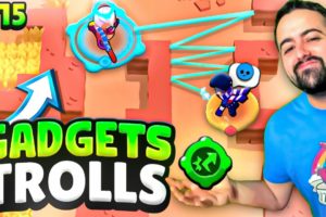 LOS GADGETS MAS TROLLS #15 | FUNNY MOMENTS de Brawl Stars