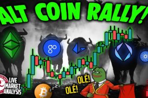 Bitcoin LIVE : ALTCOIN RALLY SATURDAY STREAM