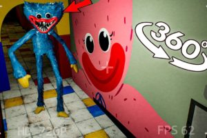 360° VR Hidden CAMERA found Huggy Wuggy in Poppy Playtime