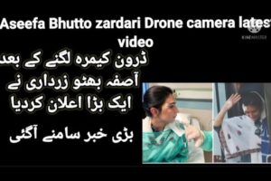 Aseefa Bhutto zardari Drone camera accident video,PPP March latest Update,Bilawal Bhutto controversy