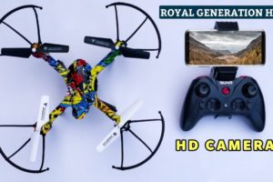 🔥BEST DRONE H-235 WITH CAMERA  ROYAL  GENERATION  QUADCOPTER  UNBOXING IN HINDI || Diwali offer !
