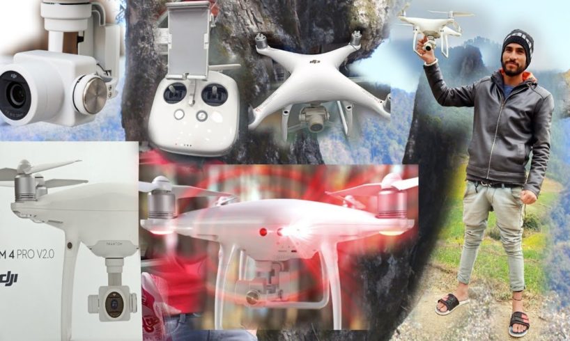 Dji phantom 4 pro v2.0 Drone camera unboxing video  Drone kaise udate hain Drone Chalana sikhen