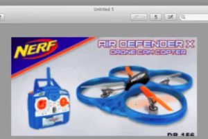 Nerf Air Defender Drone and Nerf Recon Drone, HD Video Drones From Nerf