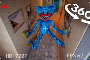 VR 360° Connected to HIDDEN CAMERA! Huggy Wuggy got into My House!