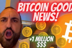 BITCOIN GOOD NEWS + $1 MILLION DOLLAR ALT COIN BUY!!!