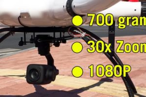 Lightweight 30X optical zoom camera for drone