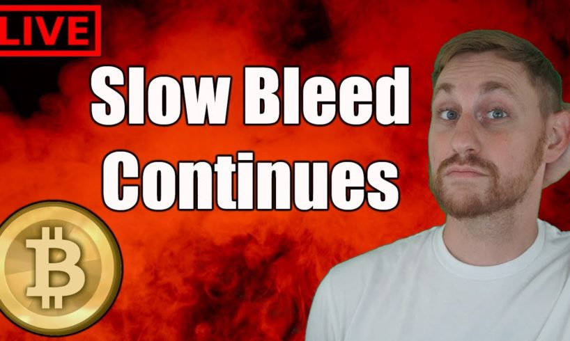 BITCOIN LIVE: The Slow Bleed Continues