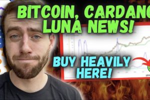 Bitcoin PUMP! Crypto Getting Near GENERATIONAL Buying Prices! (Proof!) LUNA, Cardano, And MORE!