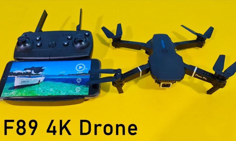 F89 4K RC Best Drone Camera Unboxing || Flying Test || Video Test || Water Prices