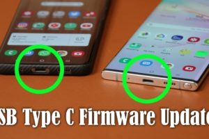 Samsung Galaxy Smartphones Get a USB Type C Firmware Update