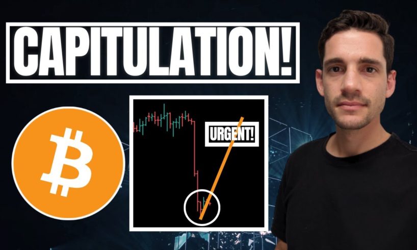 Bitcoin: URGENT! Early CAPITULATION Crypto Signal!