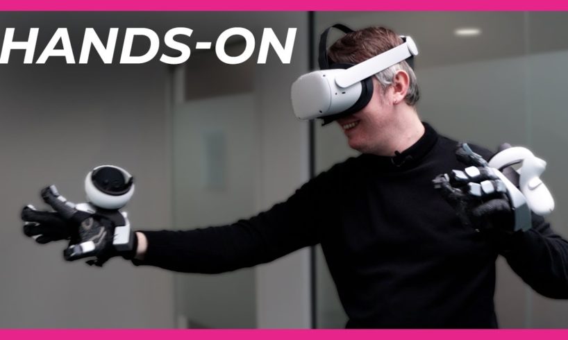 This haptic glove lets you feel the virtual reality metaverse | SenseGlove Nova Hands On