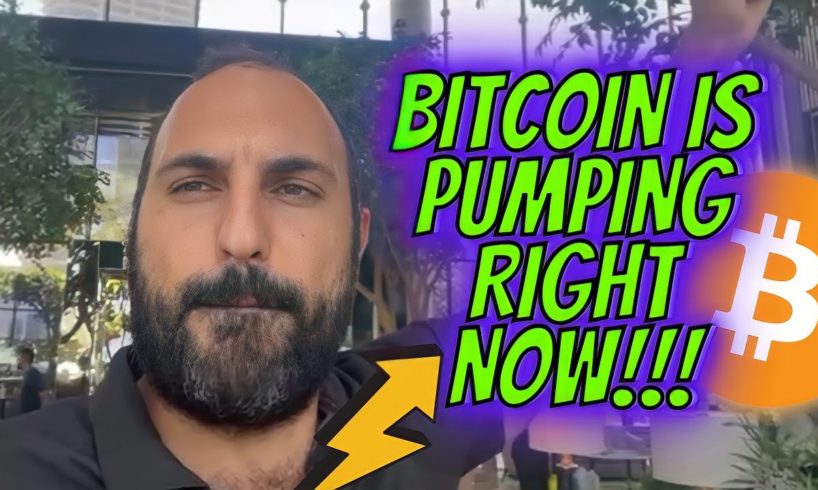 BITCOIN IS PUMPING RIGHT NOW!!!!