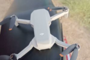 Drone Camera First Flight testing