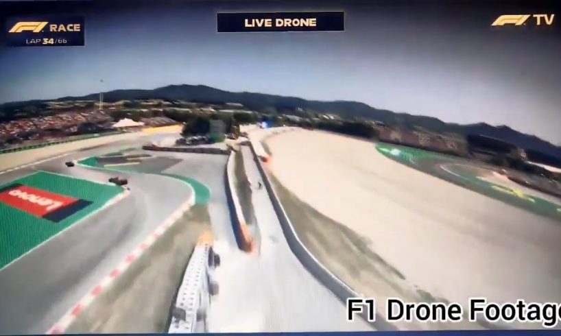 F1's Live Drone Camera in Spain GP