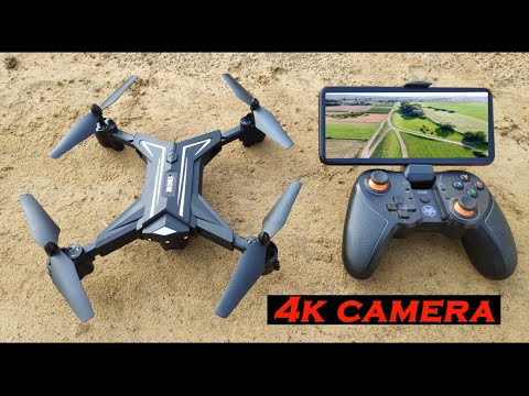 Foldable Drone Camera , Wi-Fi FPV RC Drone Altitude Hold & Headless Mode