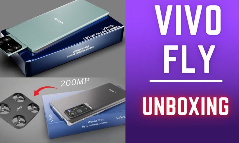 VIVO FLY 200MP DRONE CAMERA || WORLD FIRST DRONE SMARTPHONE || UNBOXING WITH UNBOXING TECH