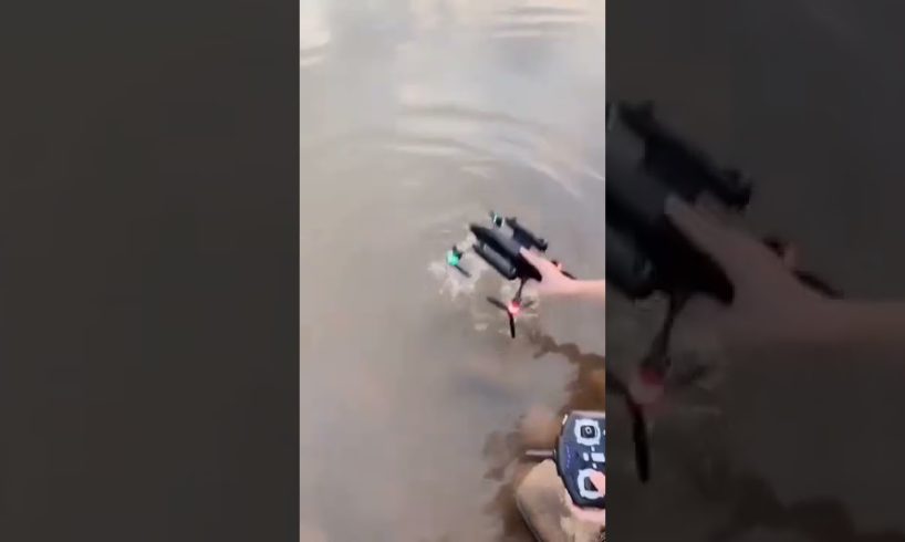 technology drone camera power in water #shorts #drone#water#camaro