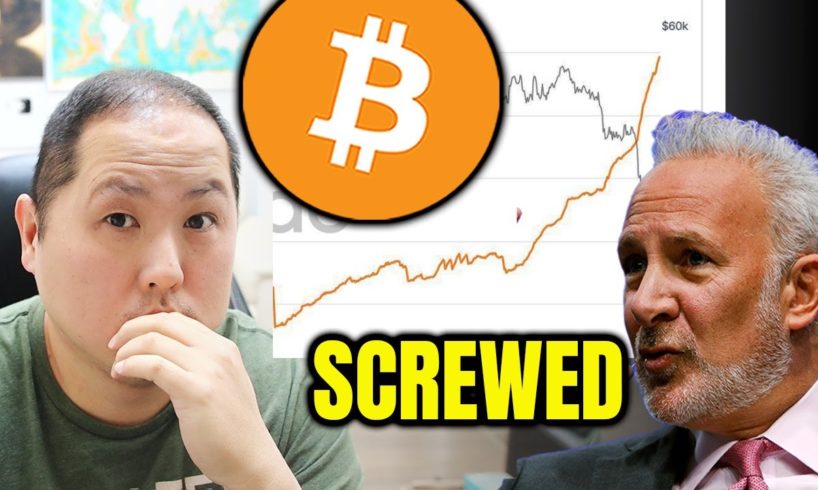 BITCOIN'S UPHILL BATTLE CONTINUES | PETER SCHIFF'S BANK CLOSURE
