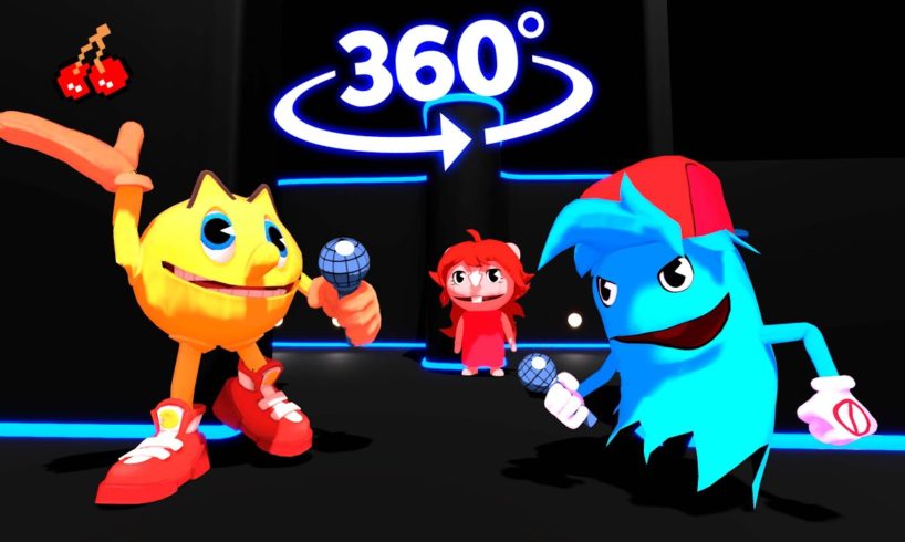 FNF Vs Pac-Man 360° 3D VR Animation
