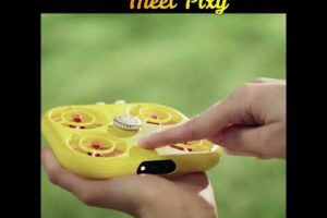 Meet Pixy: The Drone Camera That Wants to Up Your Snapchat Game.  #shorts  #drone  #pixydrone