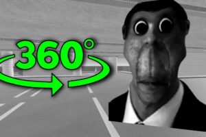 VR 360 Obunga chase you in Parking | Virtual reality experience