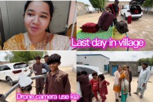 Last day in village | drone camera sy pura village Dekha | last vlog tha