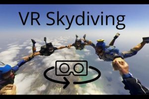 3D 360 VR skydiving experience with the Vuze camera (4K)