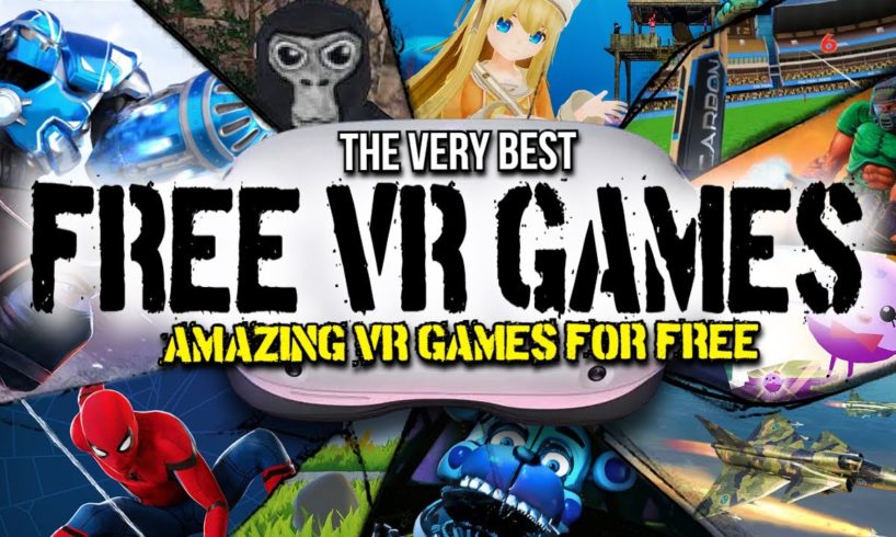 The BEST FREE VR Games for QUEST 2 & PCVR // OVER 50 FREE VR GAMES!
