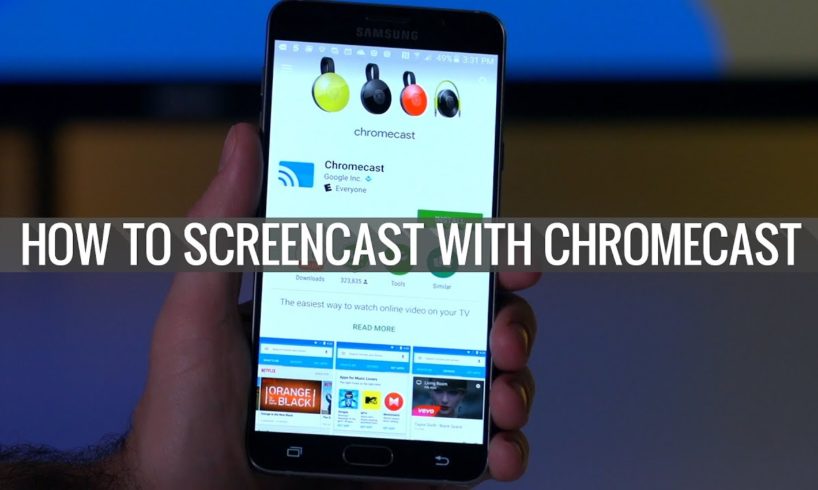 How to screencast with Chromecast