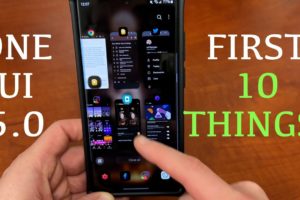 Samsung One UI 5.0 Update For Galaxy Smartphones-First 10 Things To Do!