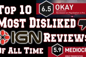 The Top 10 Most Disliked IGN Reviews of All Time!