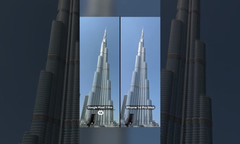 Pixel 7 Pro vs iPhone 14 Pro Max Camera Zoom Comparison #shorts #iphone14pro #pixel7pro