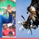 BREAKING NEWS -EAGLE ATTACKS AZIMIO LA UMOJA DRONE CAMERA AT KASARANI STADIUM!UCHAWI?