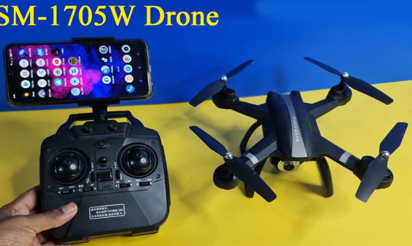 SM-1705W Drone Camera Unboxing || Flying & Video Test || Water Prices Drone Camera