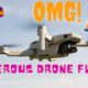 drone camera dangerous drone flight OMG!
