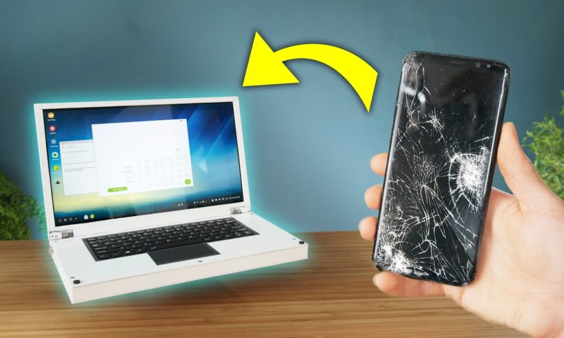 Broken smartphone to working laptop transformation