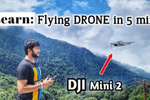 How to Fly a DRONE ? || Beginners 5 min. Tutorial || DJI Mini 2