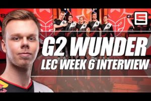 G2 Wunder Interview: Aiming for LEC playoffs, Rogue match review | ESPN ESPORTS